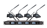 UHF one with four wireless conference system